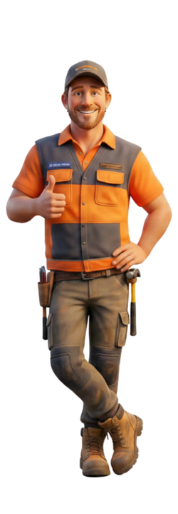 Friendly Aussie business owner giving a thumbs up